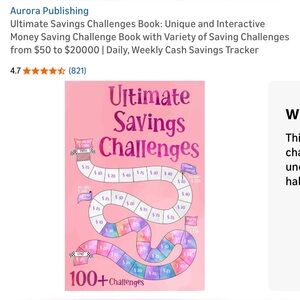 Ultimate Savings Challenges Book